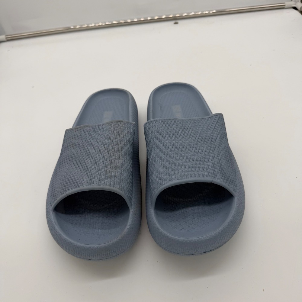 32 Degrees Cool Cushion Slides Blue Unisex XL Mens 9-10 Womens 11-12 Sandals